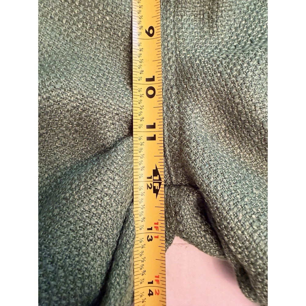NWT Entro Women's Large Tweed Front Pocket Wide Leg Pant Bright Green 28" Inseam - Picture 11 of 13